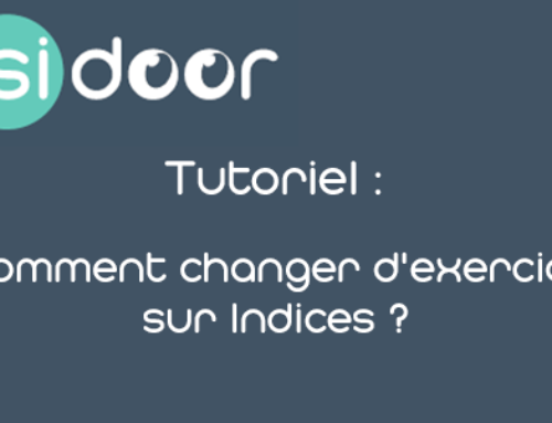 Comment changer d’exercice sur Indices ?